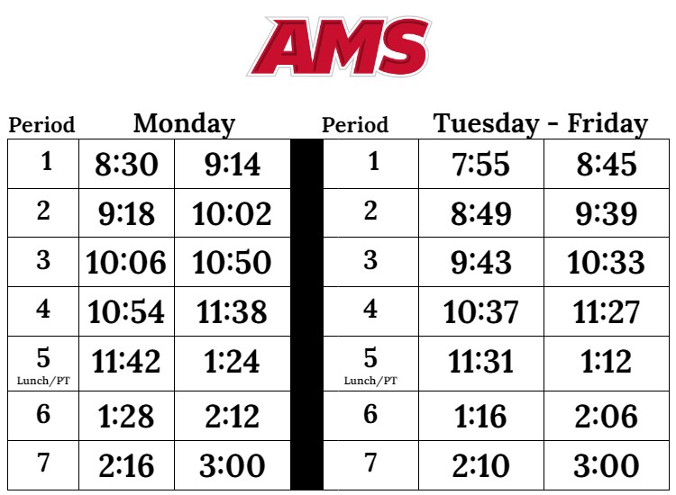 Calendars and Schedules | Andersen Middle School - Millard Public Schools